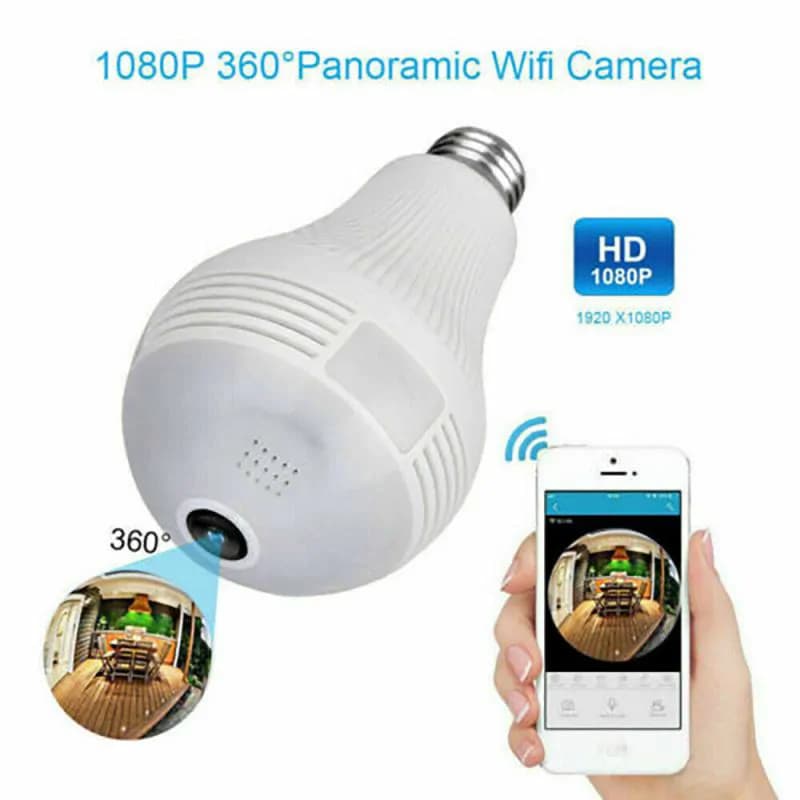27) 360 Degree Panorama 1080p Camera Wifi IP Light Bulb CCTV Night Vision ₦ 25,200 ₦ 55,000 2
