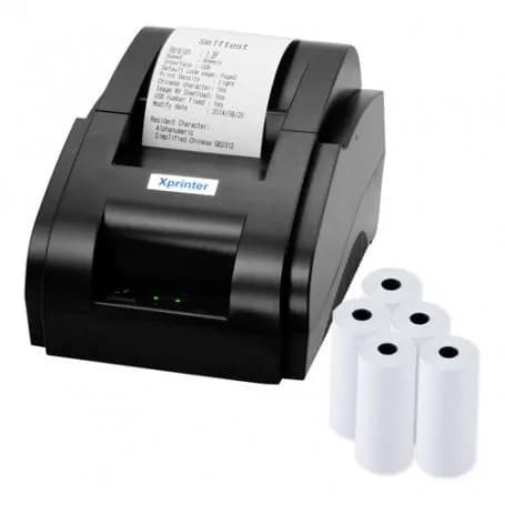 Xprinter 58mm Thermal Receipt POS Printer + 5 Rolls Paper 4