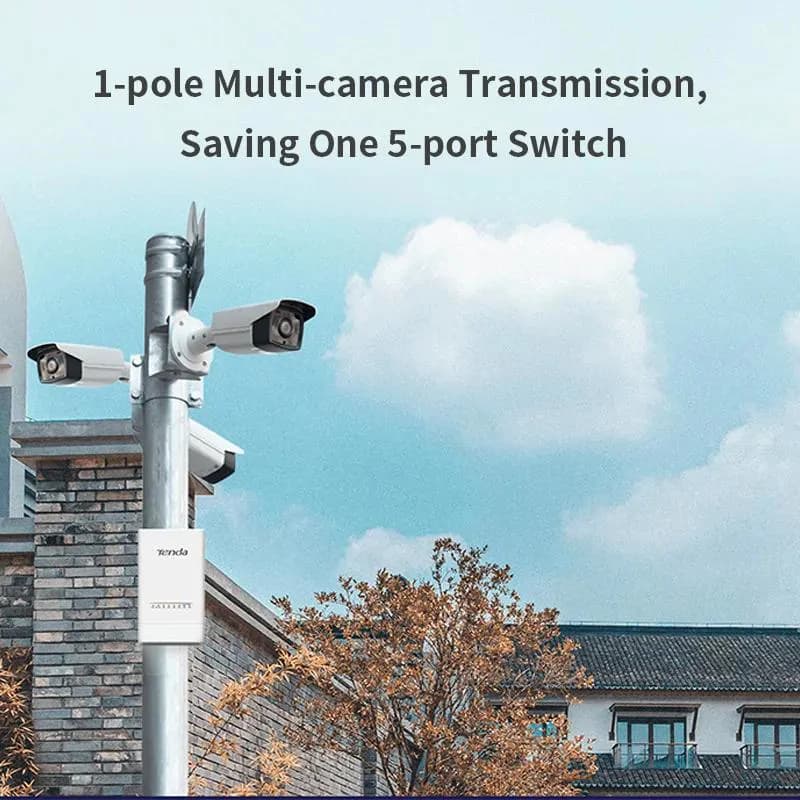 Tenda O3 5KM Outdoor CPE Point-to-Point Wireless Bridge 6