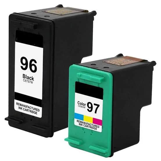 HP 96 and 97 Genuine Black and Colour Ink Cartridges 3