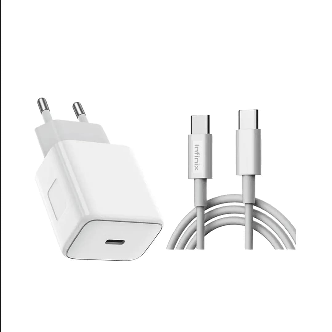 Infinix XC06KIT 30W(2PIN CHARGER) EU + Type C 4