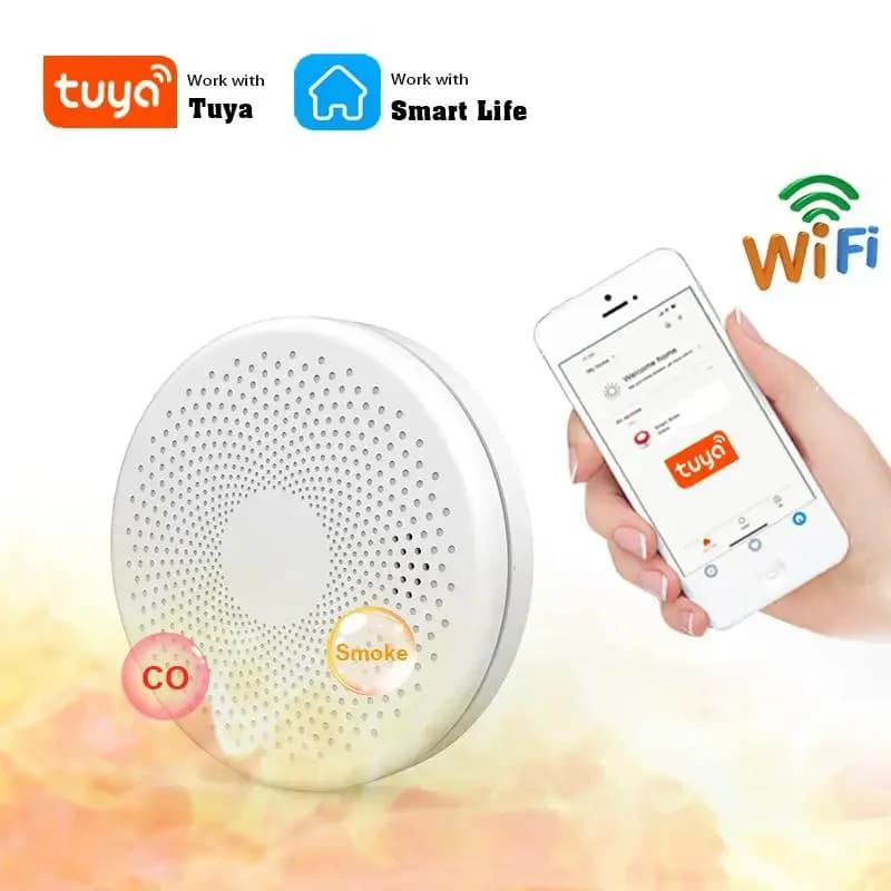 Tuya Smart Carbon Monoxide & Smoke Detector 2