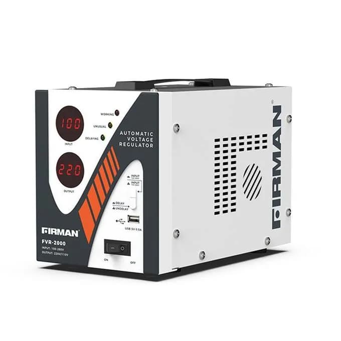 Firman 2000va Stabilizer With Usb Port Fvr-2000
