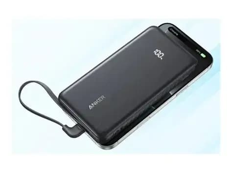 Anker Slim Power Bank Built-in 90 Cable Anker Zolo  - 10k  22.5w 3