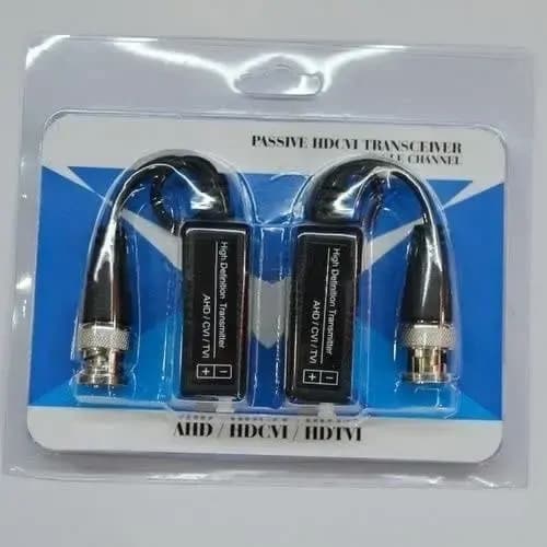 Hd Cctv Via Twisted Pairs Adapter Balun Male Bnc - 4 Pairs