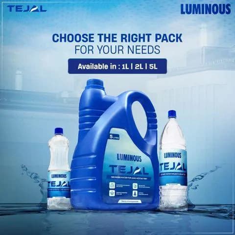 Luminous 5L Distilled Water for Inverter Battery 4