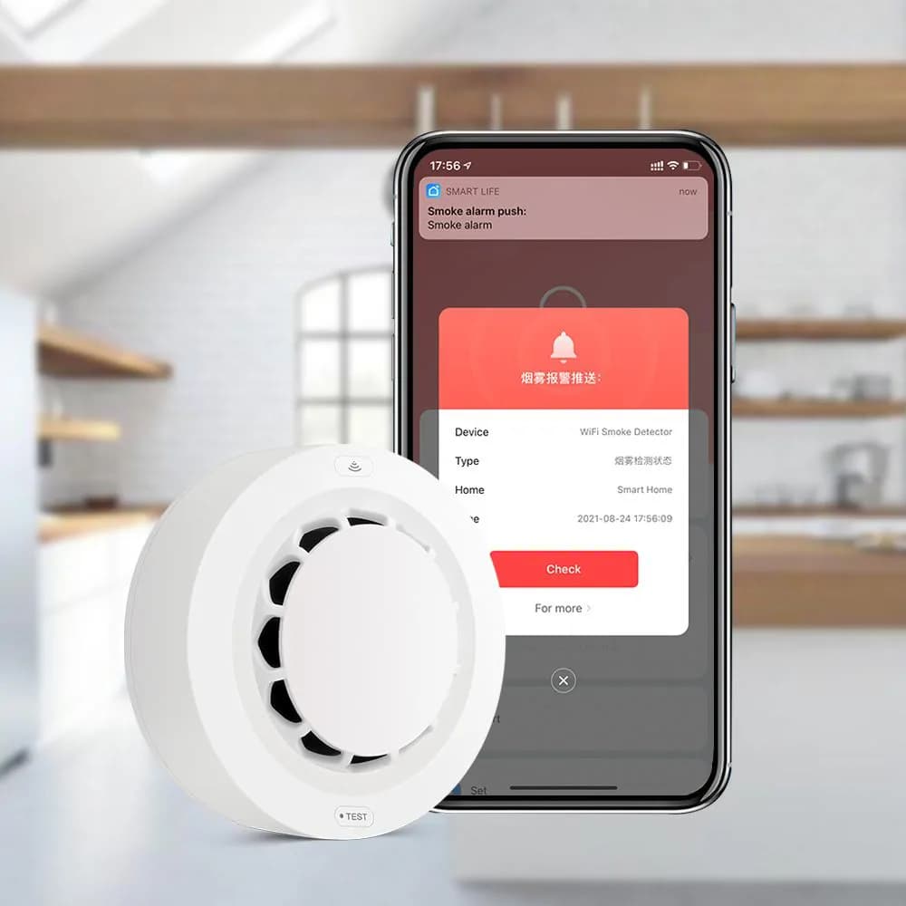 Zkteco Sd10 Smart Smoke Detector Wireless Fire Alarm 80db 5