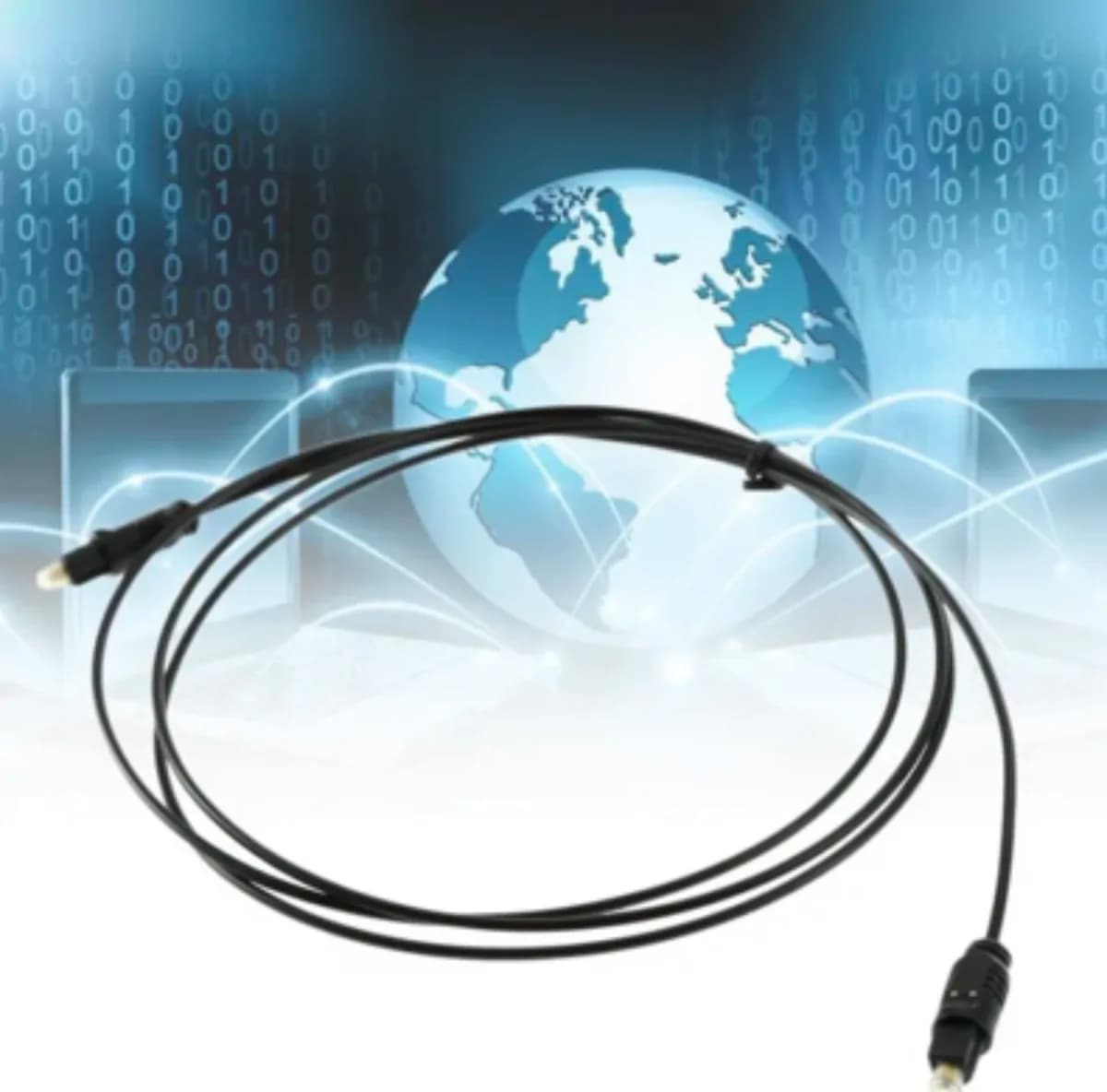 Digital Optical Audio Cable 150cm Black 3
