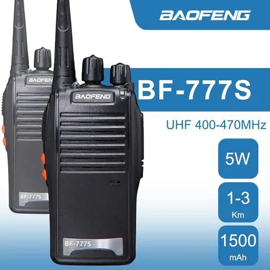 Baofeng BF-777S Walkie Talkie Two-Way Radio 400-470MHz 16CH – 4 Pieces 5