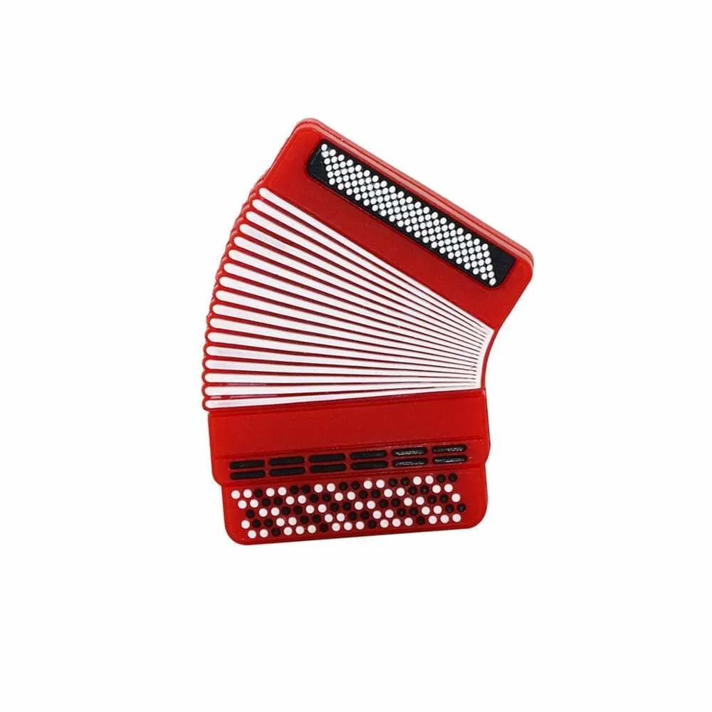Cute Red Accordion USB Flash Drive, Musical Instrument Pendrive Gift 2