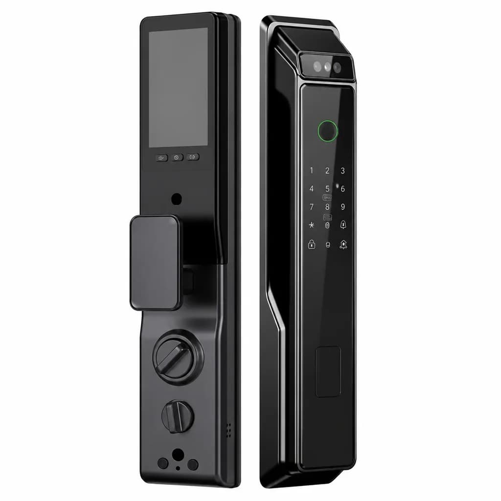 Smart Biometric Door Lock Access,Fingerprint, 3D Face Recognition & WiFi