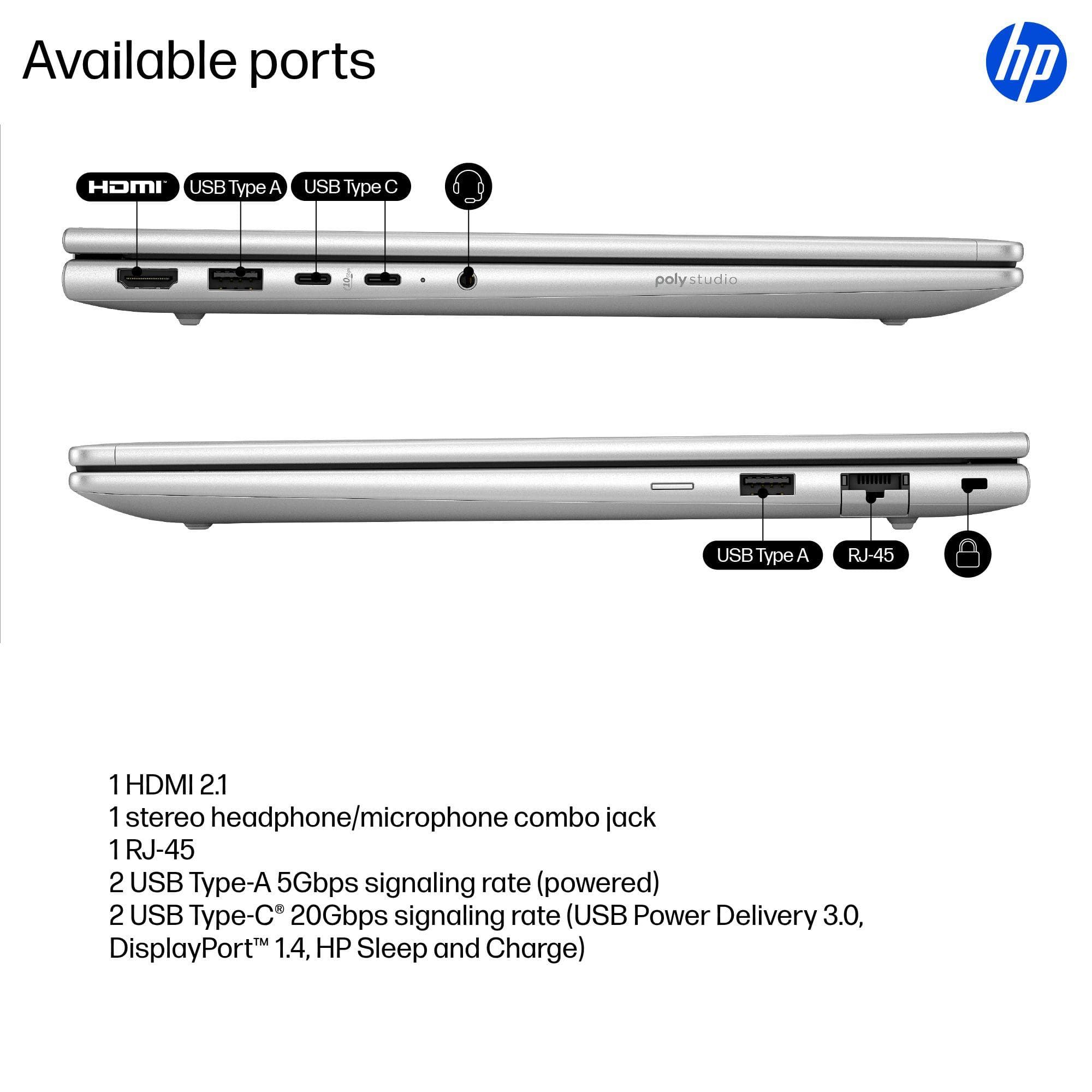 HP ProBook 4 G1iR Notebook PC 8GB DDR5 512GB PCIe SSD 14 inch FreeDOS 4