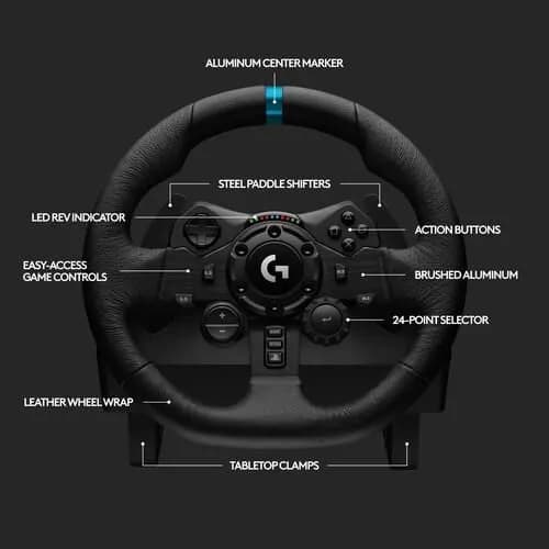 Logitech G923 TRUEFORCE Racing Wheel And Pedals For PC, PS4 & PS5 3