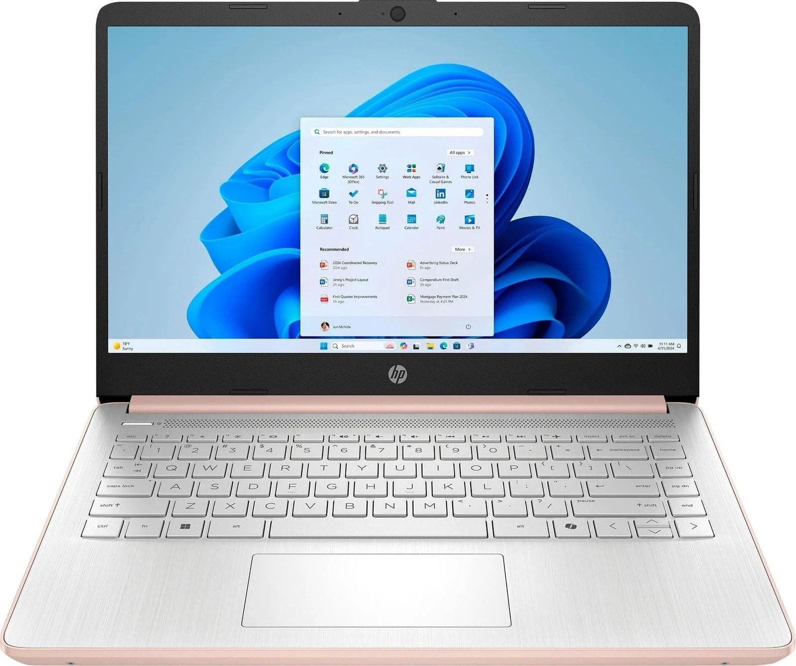 HP 14-DQ6015DX 128GB 14 inch HD 4GB RAM Windows 11 Home 2