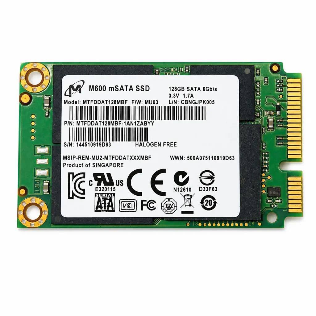Internal mSATA 128GB Solid State Drive