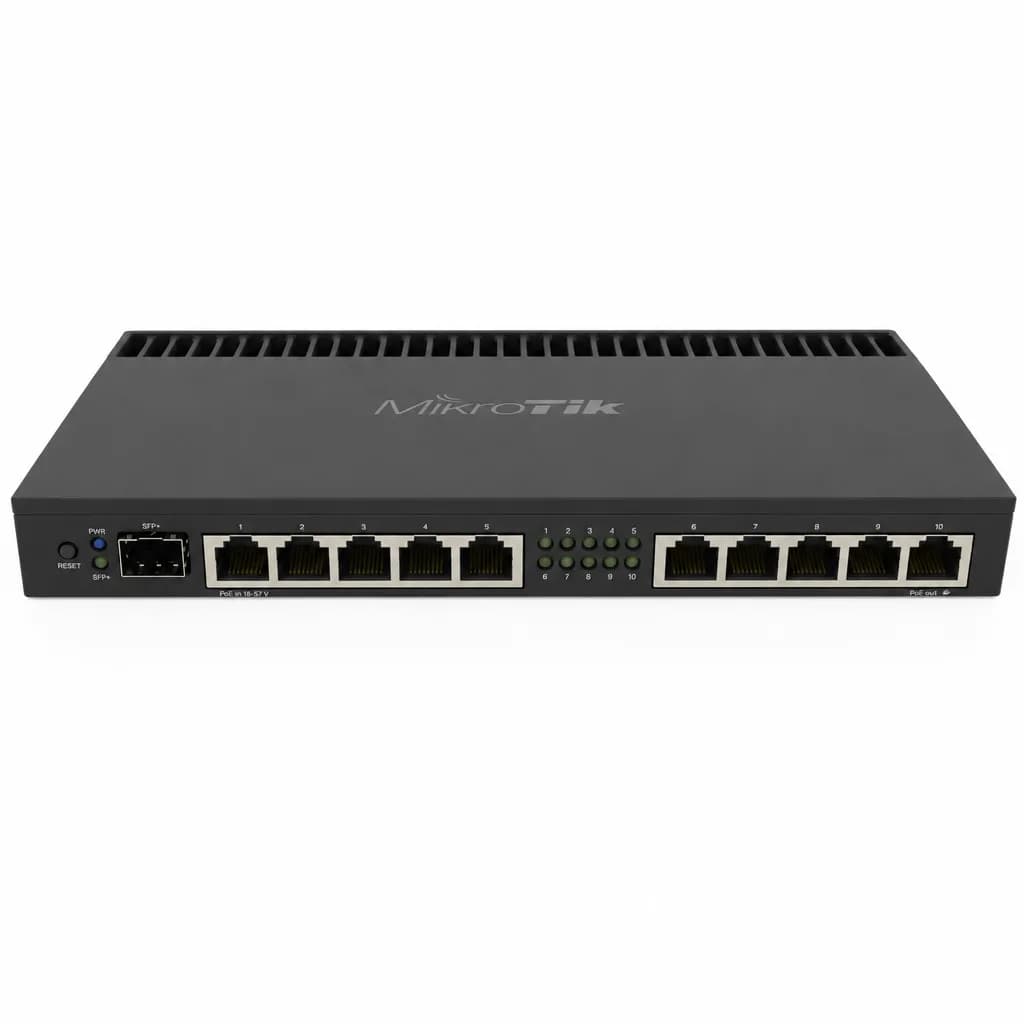 MikroTik RB4011iGS+RM 10-Port Gigabit Router with 10G SFP+