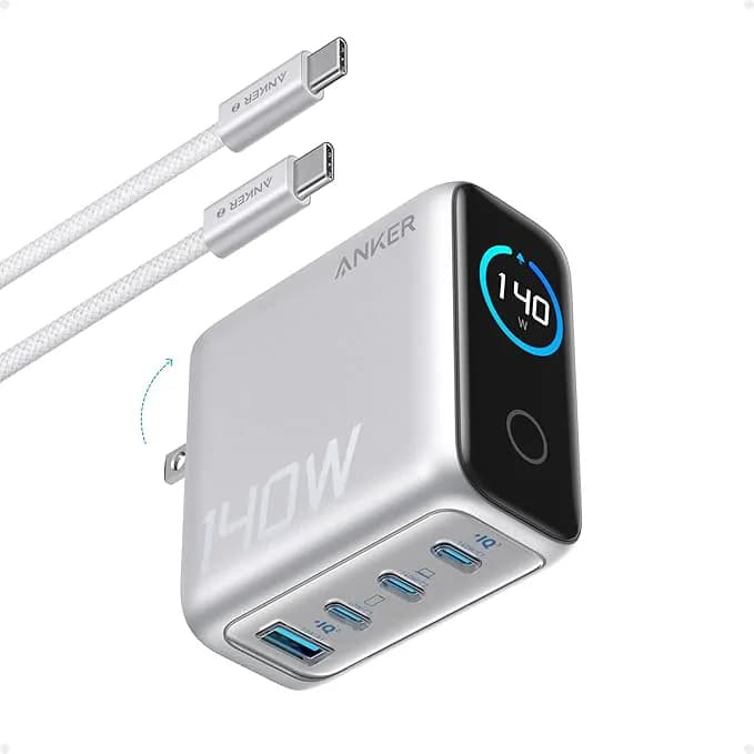 Anker Laptop Charger 140w Max Usb C Charger 4 port Multidevice 4