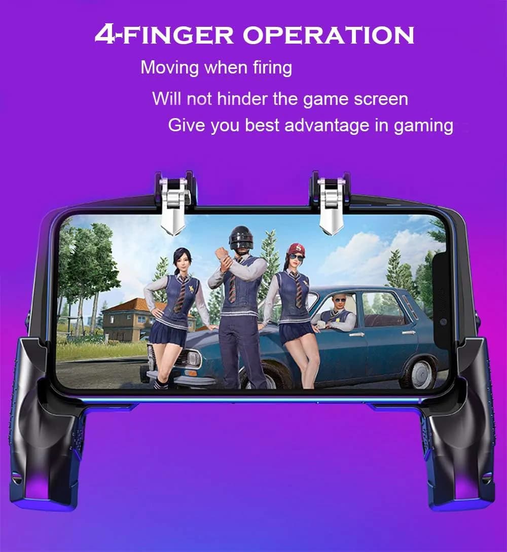 K21 Mobile Game Controller For Pubg Game Triggers Smartphone + iPhone 4