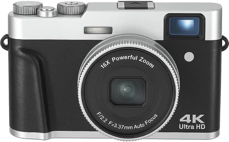 Professional 16X Zoom Digital Camera With Flip Screen - WIFI 4K HD 48 Megapixel 2