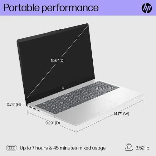 Hp 15 Fd0229nia Intel Corei7 1355u 8gb Ram 512gb 15.6fhd Freedos 3