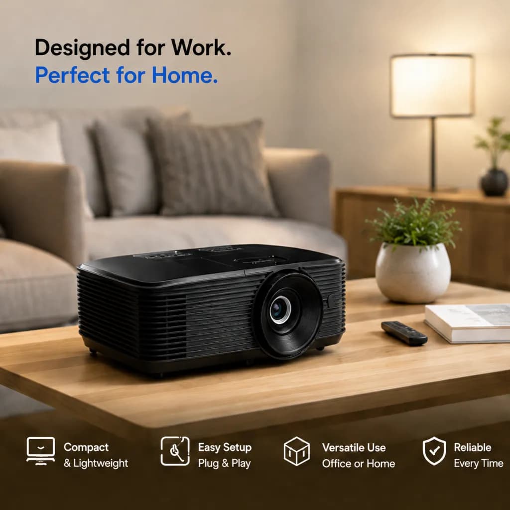 Optoma S334 3800 Lumens DLP Projector 4
