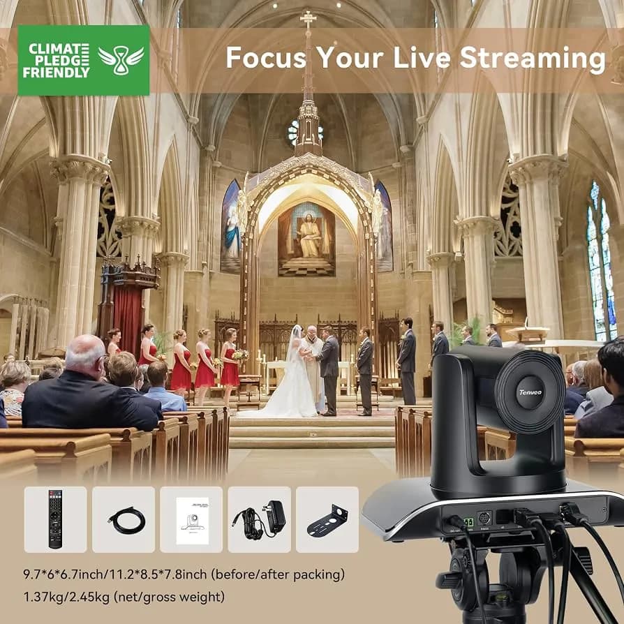 Tenveo Nv20a 20x Ptz Ndihx Camera Events Streaming 1080p60 4