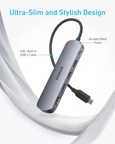 Anker Sabrent 5-in-1 USB-C Hub 4K HDMI 4