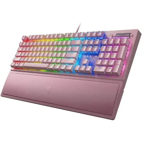 Razer Blackwidow V3 Mechanical Gaming Keyboard - Mechanical Switches - Pink 2
