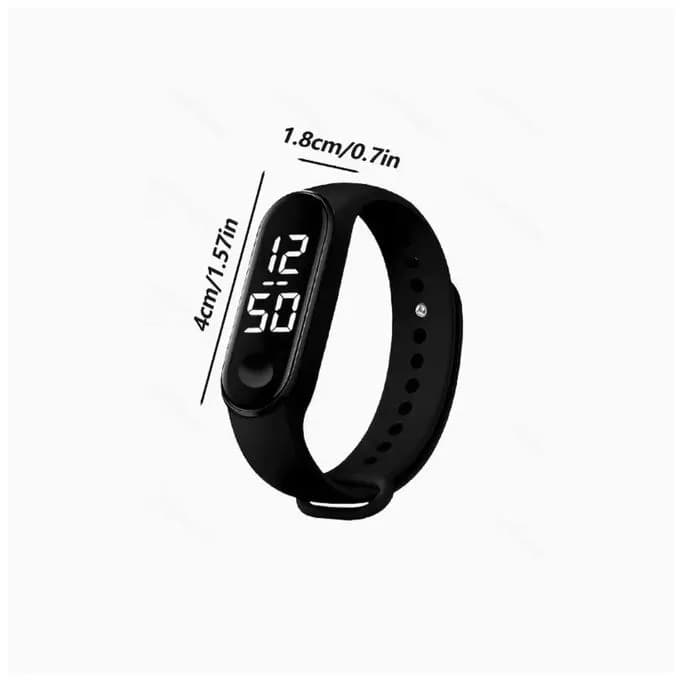 3 Pieces Touchscreen Led Sports Digital Watch Set 2