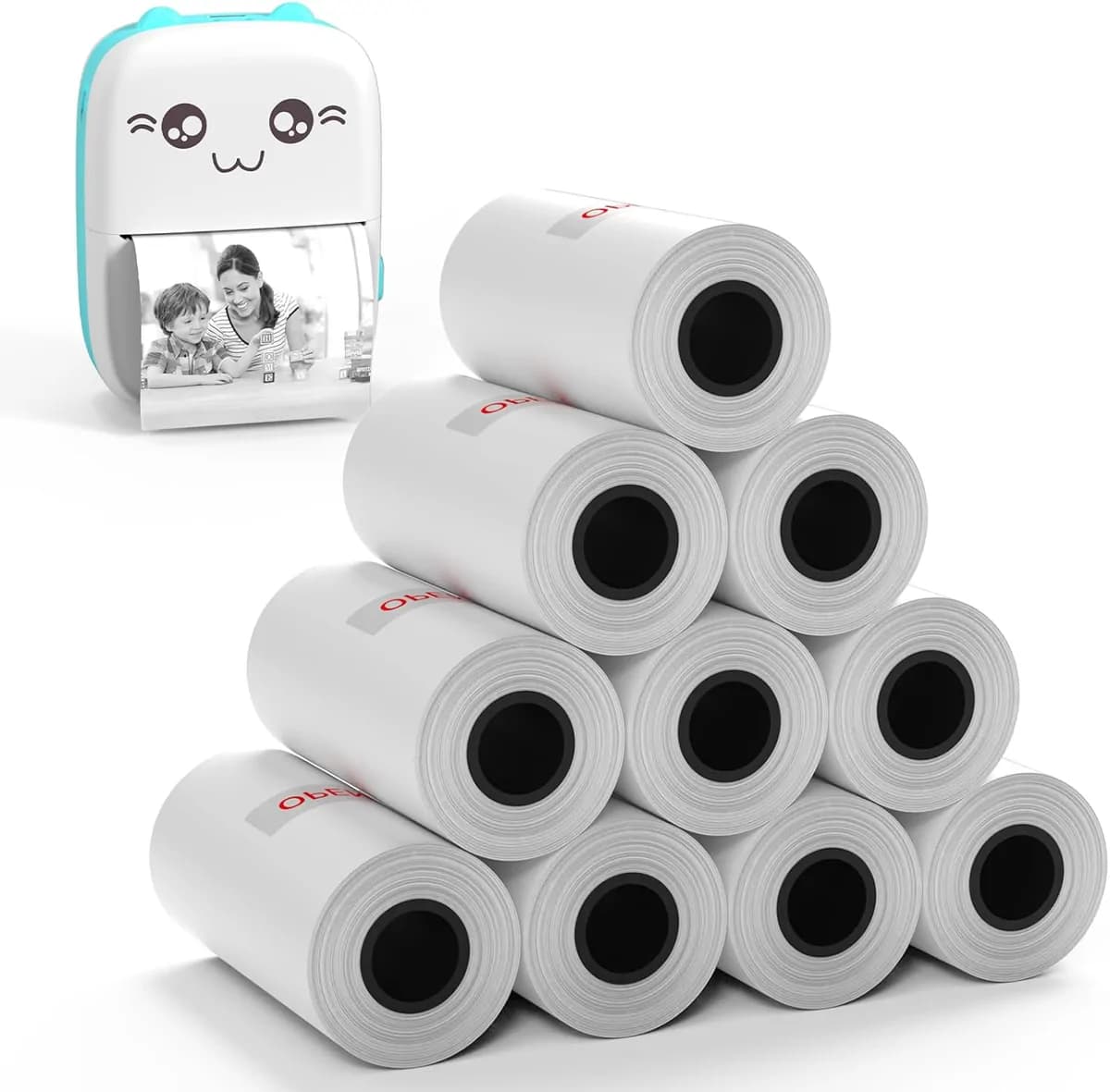 Mini Thermal Printer Bluetooth Paper Photo Printer 5