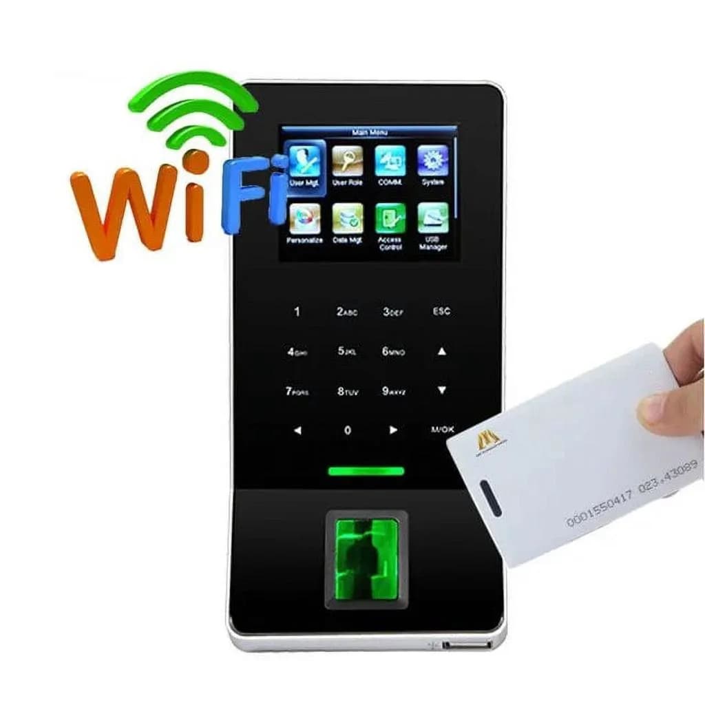 ZKTeco F22 WiFi TCP/IP Fingerprint Time Clock & Access Control with EM ID Card 3