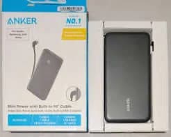 Anker Power Bank 10000mAh 22.5W Built In USB C Cable Black 2