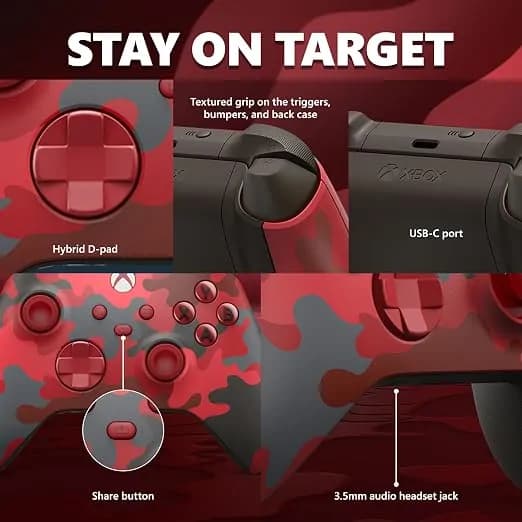 Daystrike Camo Game Control Pad - Xbox 3