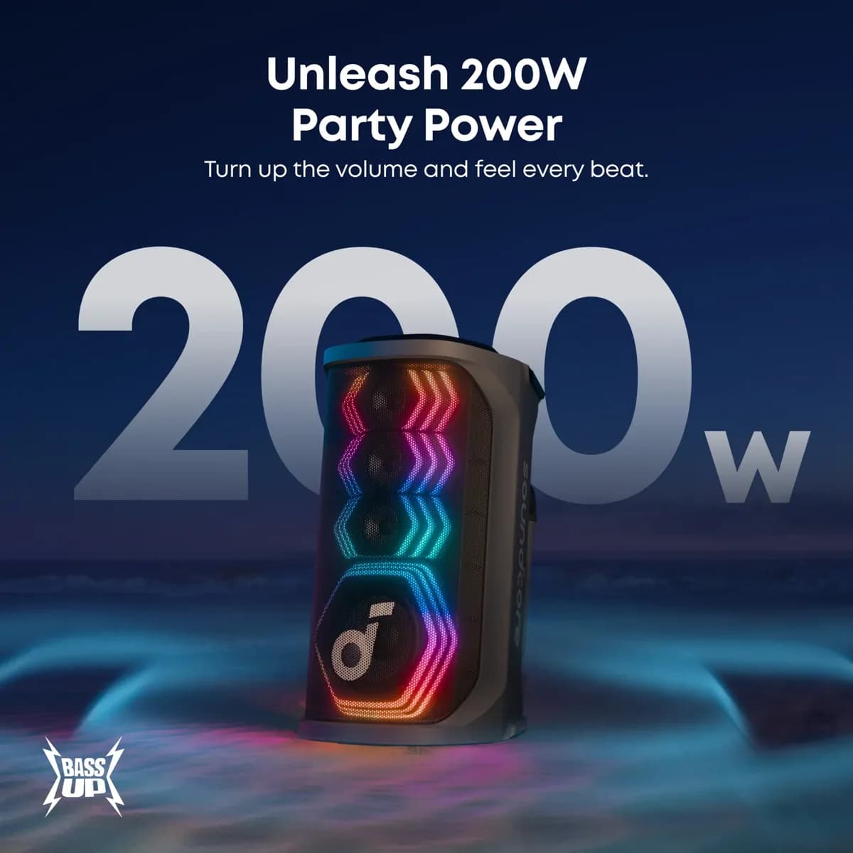 Soundcore Rave 3S 200W AI Karaoke Party Speaker 3