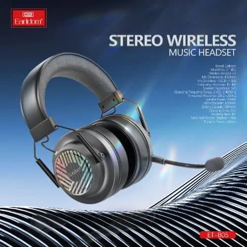 Earldom Wireless Gaming Headset With Mic 4