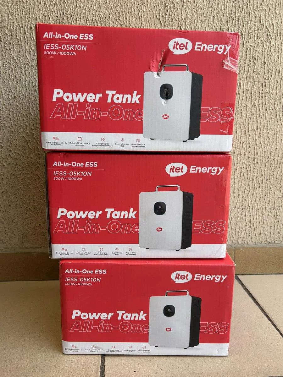 itel Power Tank 500W Hybrid Solar Power Station + 1kWh LiFePO4 Battery 3