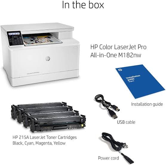 HP Color LaserJet Pro MFP M182n Printer (7KW54A) 3
