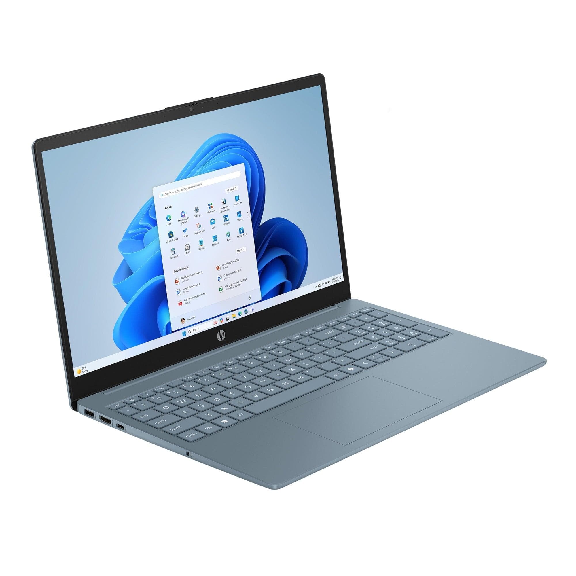 HP 15-fd0082wm Notebook PC 4GB DDR4 128GB 15.6 inch HD Windows 11 Home 3