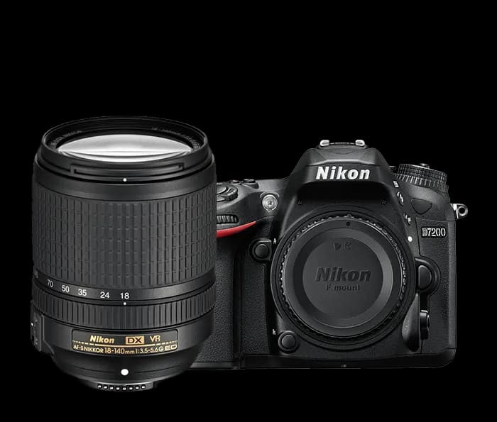 Nikon D7200 24.2MP DSLR + 18-140mm Lens Kit - 51-Point AF/ Full HD Video/ Wi-Fi 2