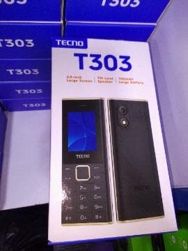 Tecno T303 Dual SIM Feature Phone – 2.8" Display, Long-Lasting Battery, Wireless FM Radio & Bluetooth 2