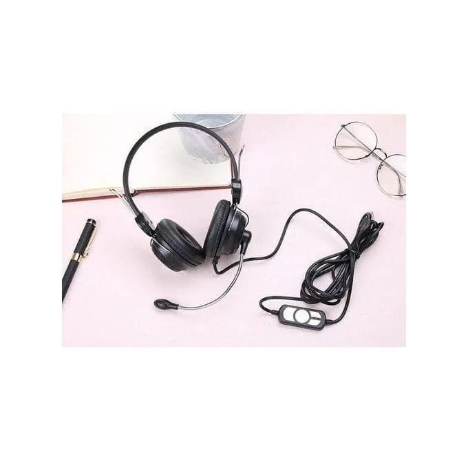 Usb Stereo Headset With Mic Wired Headphone-active Noise Cancelling 3