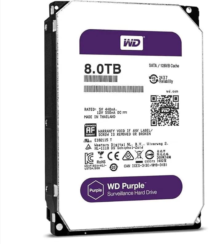 Western Digital 8TB Hard Drive for CCTV Surveillance 3