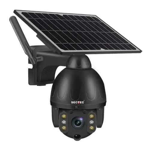 4g Ptz HD Outdoor Solar Power Battery CCTV Security Camera