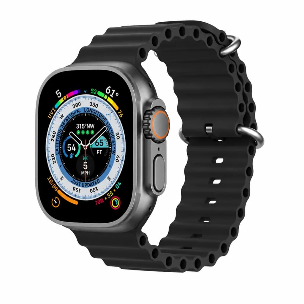 Z59 Ultra Series 8 Waterproof Smartwatch - Nfc 2.02 Display - Bt Call - Diy Dial - Black