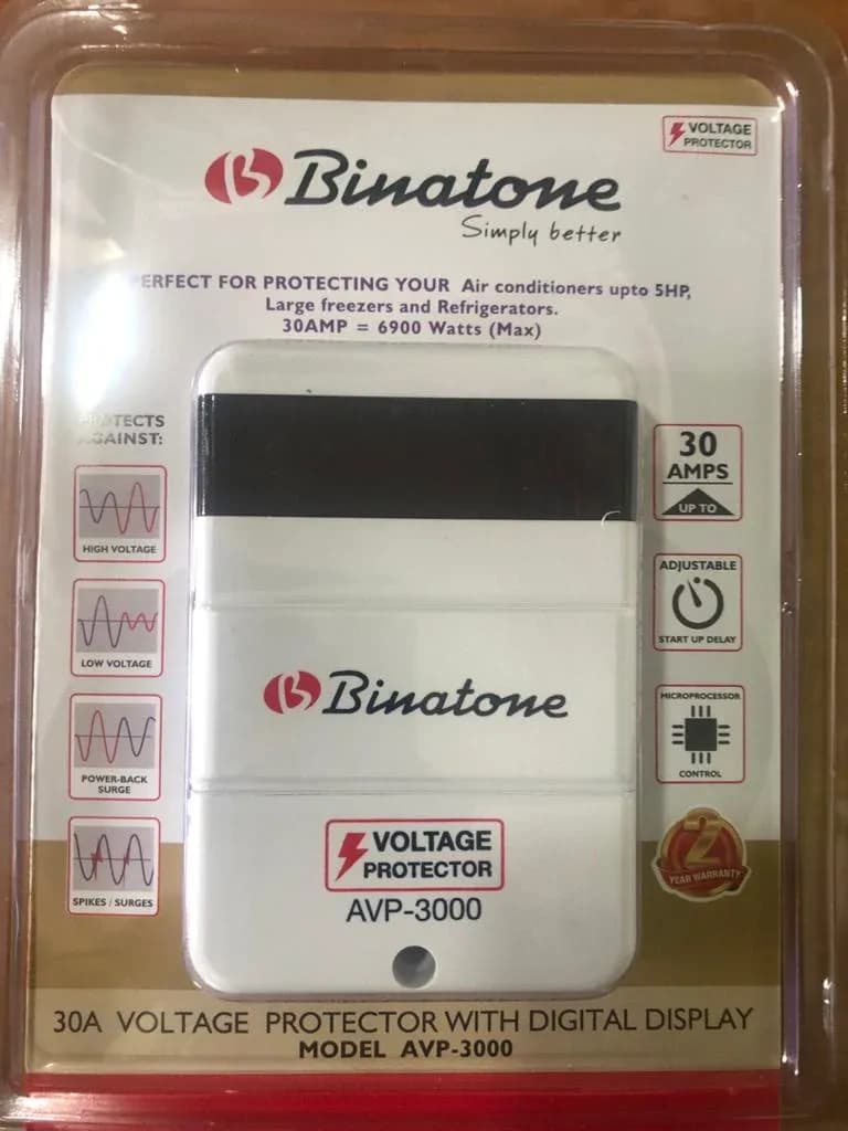Binatone 30amp Automatic Voltage Protector Avp-3000 4