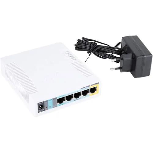 MikroTik RB951Ui-2HnD 2.4GHz Wireless Router 5-Port PoE 4