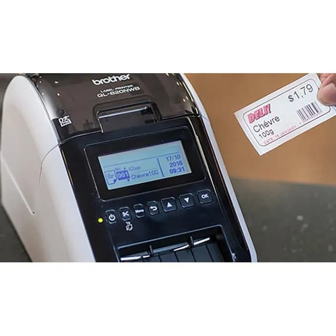 Brother Professional Direct Thermal Wireless Color Label Printer - Ql-820nwb 2