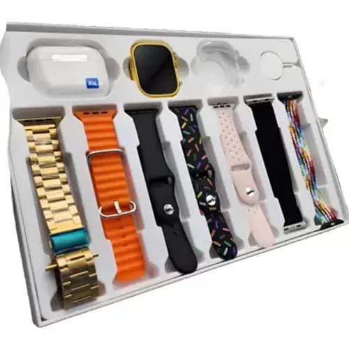 i20 Ultra 3 Smart Watch Free Earbuds And 7 Straps 3