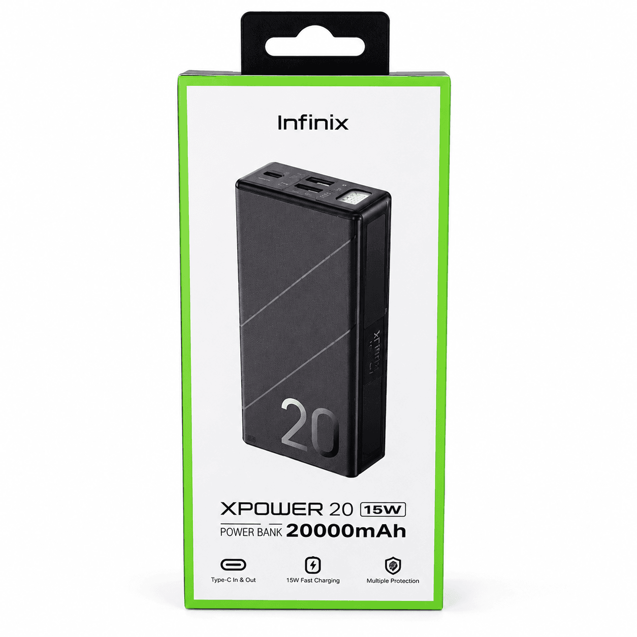 Infinix XP 20L(20000mAh) 15W Type C IN&OUT with flashlight 2