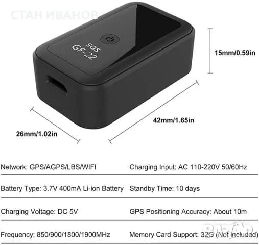 GF-22 Mini Magnetic GPS Tracker 3